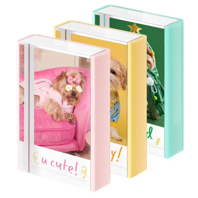 WINKINE Instax Mini Frames, Polaroid Frame for Fujifilm Instax Mini Film, 2x3 Small Picture Frames for Desktop, Polaroid Photo Frame, Small Size Wallet Picture Holder - Image 1